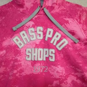 Bass Pro Shops Women's Pink Hoodie size Large